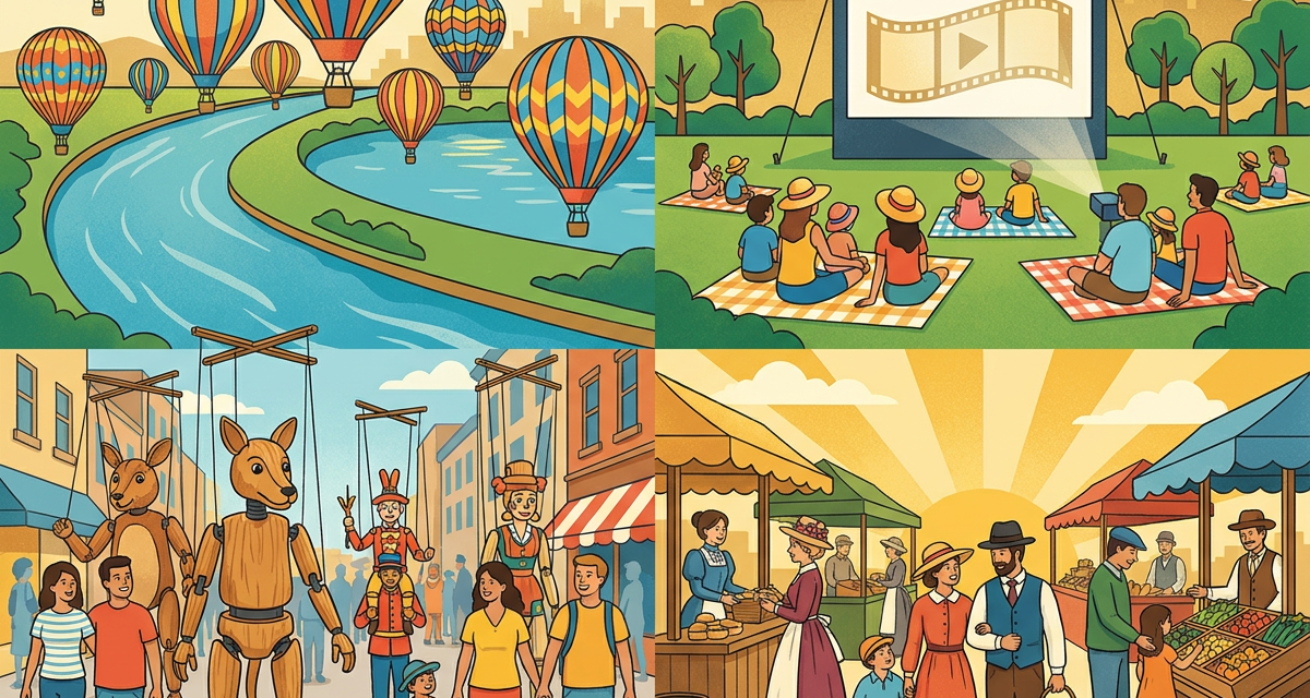 Giant Puppets, Hot Air Balloons and Free Movie Mornings: Family Picks for August’s Final Run
